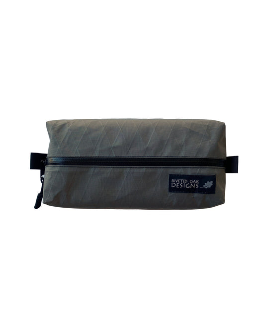 Gray 8”x4”x2" X-Pac VX21 Box Pouch - Ultralight Backpacking Gear - EDC Pouch