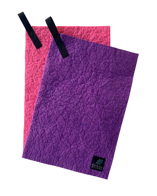 6"x9" LIMITED EDITION Purple Trail Towel Mini - Backpacking Towel - Backpacking Hygiene - Reusable Wipe - Chamois Towel - Travel Towel