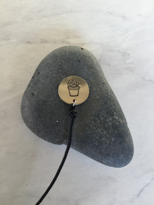 Succulent Camera Lens Cap Leash