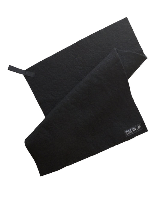 Black Trail Towel - Ultralight Backpacking Towel - Backpacking Hygiene - Travel Towel - Multiple Sizes