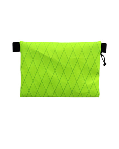 Safety Yellow X-Pac VX25 Zipper Pouch - Ultralight Pouch - Emergency Pouch - Ultralight Backpacking Gear - Multiple Sizes
