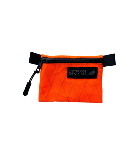 Safety Orange X-Pac VX25 Zipper Pouch - Multiple Sizes