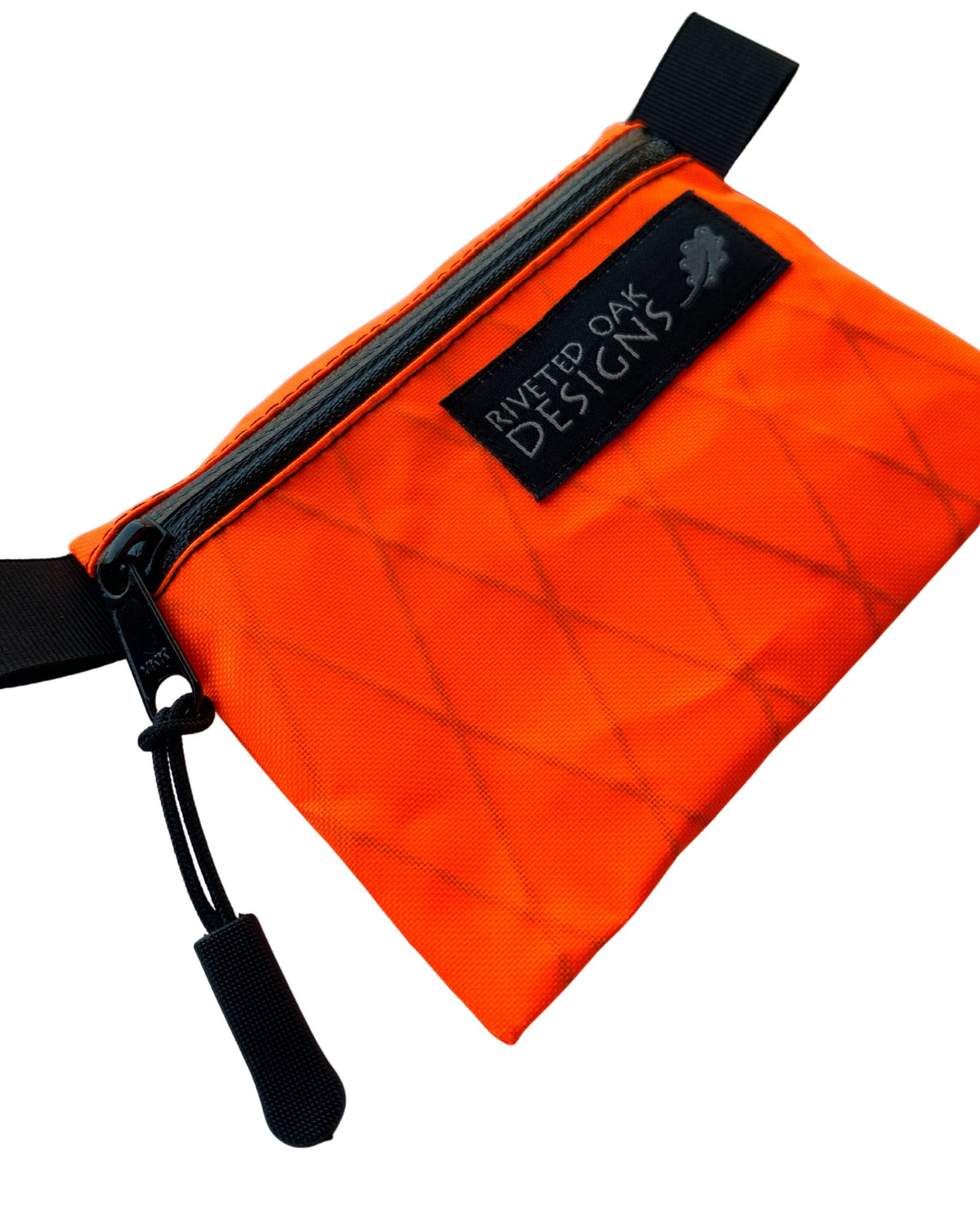 Safety Orange X-Pac VX25 Zipper Pouch - Multiple Sizes