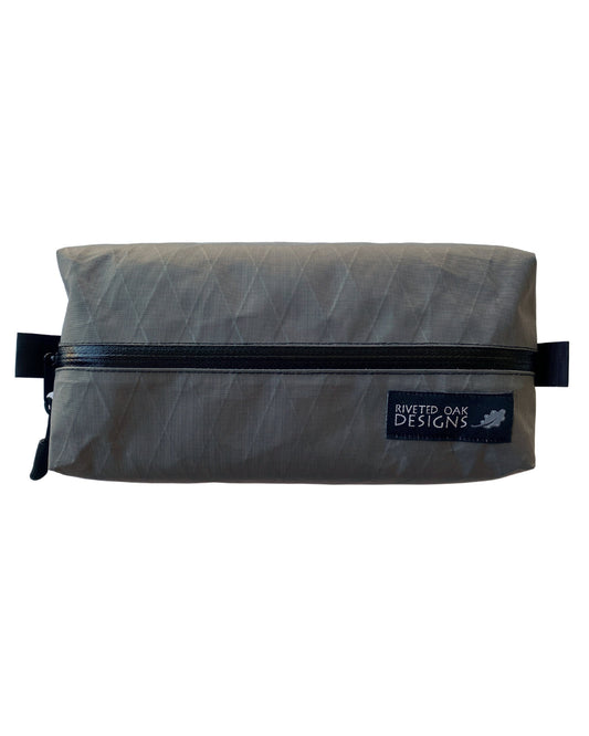 Gray 8”x4”x2" X-Pac VX21 Box Pouch - Ultralight Backpacking Gear - EDC Pouch