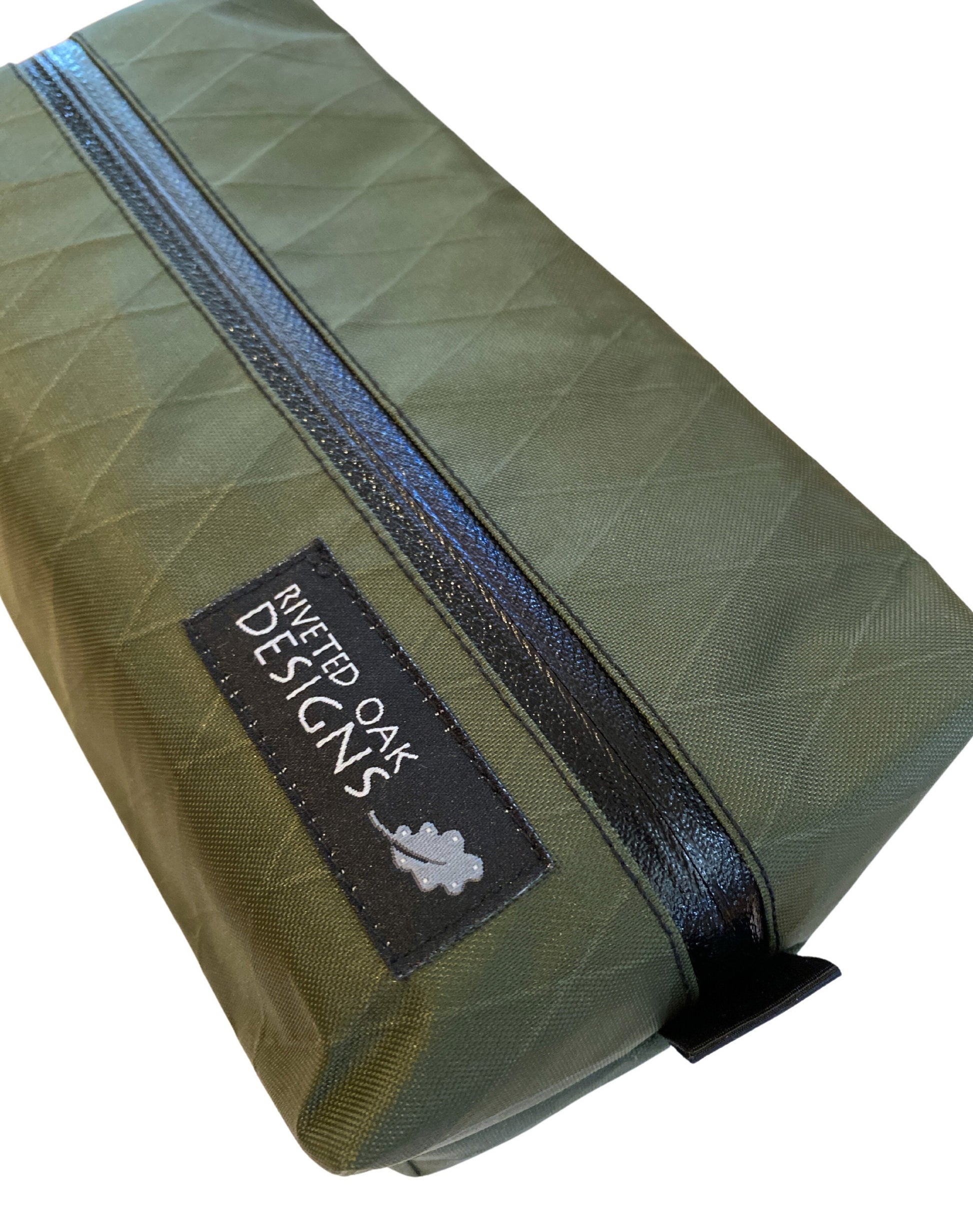 Olive Green X-Pac VX21 Box Pouch - 8”x4”x2"