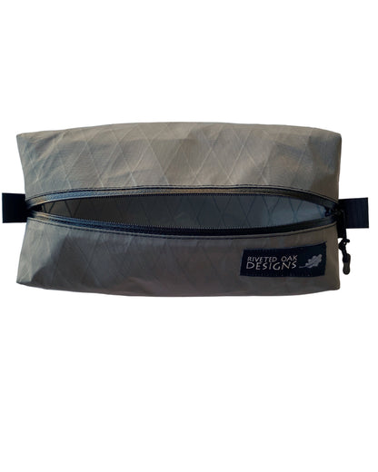 Gray 8”x4”x2" X-Pac VX21 Box Pouch - Ultralight Backpacking Gear - EDC Pouch