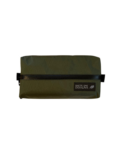 Olive Green X-Pac VX21 Box Pouch - 8”x4”x2"