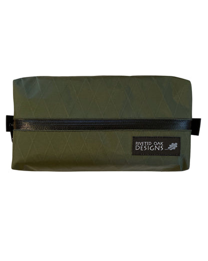 Olive Green X-Pac VX21 Box Pouch - 8”x4”x2"