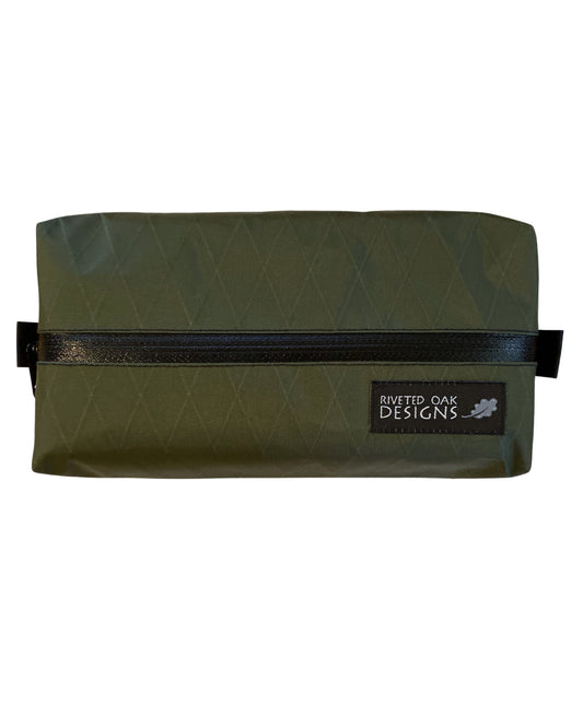 Olive Green X-Pac VX21 Box Pouch - 8”x4”x2"