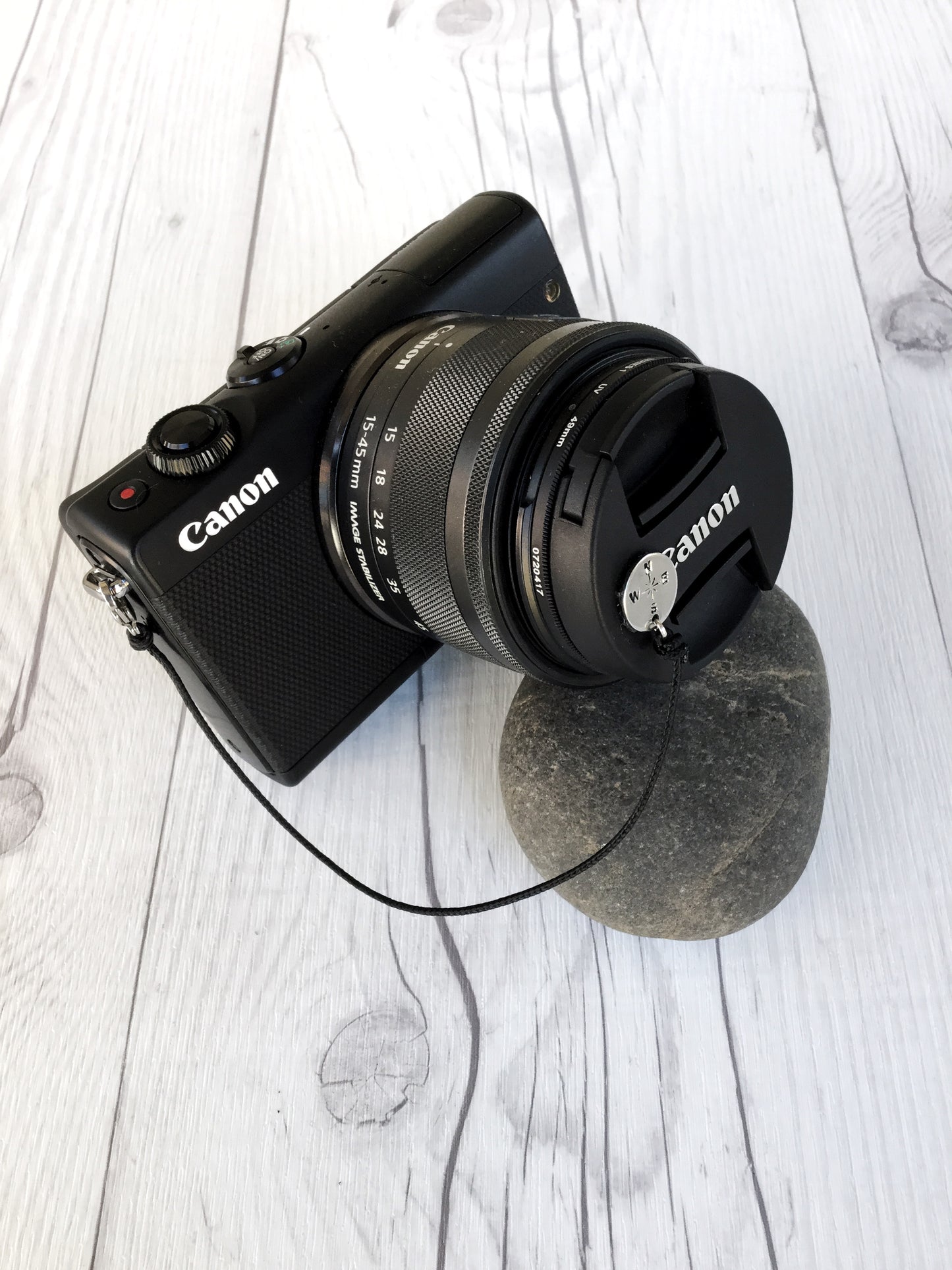 Vintage Bicycle Camera Lens Cap Leash