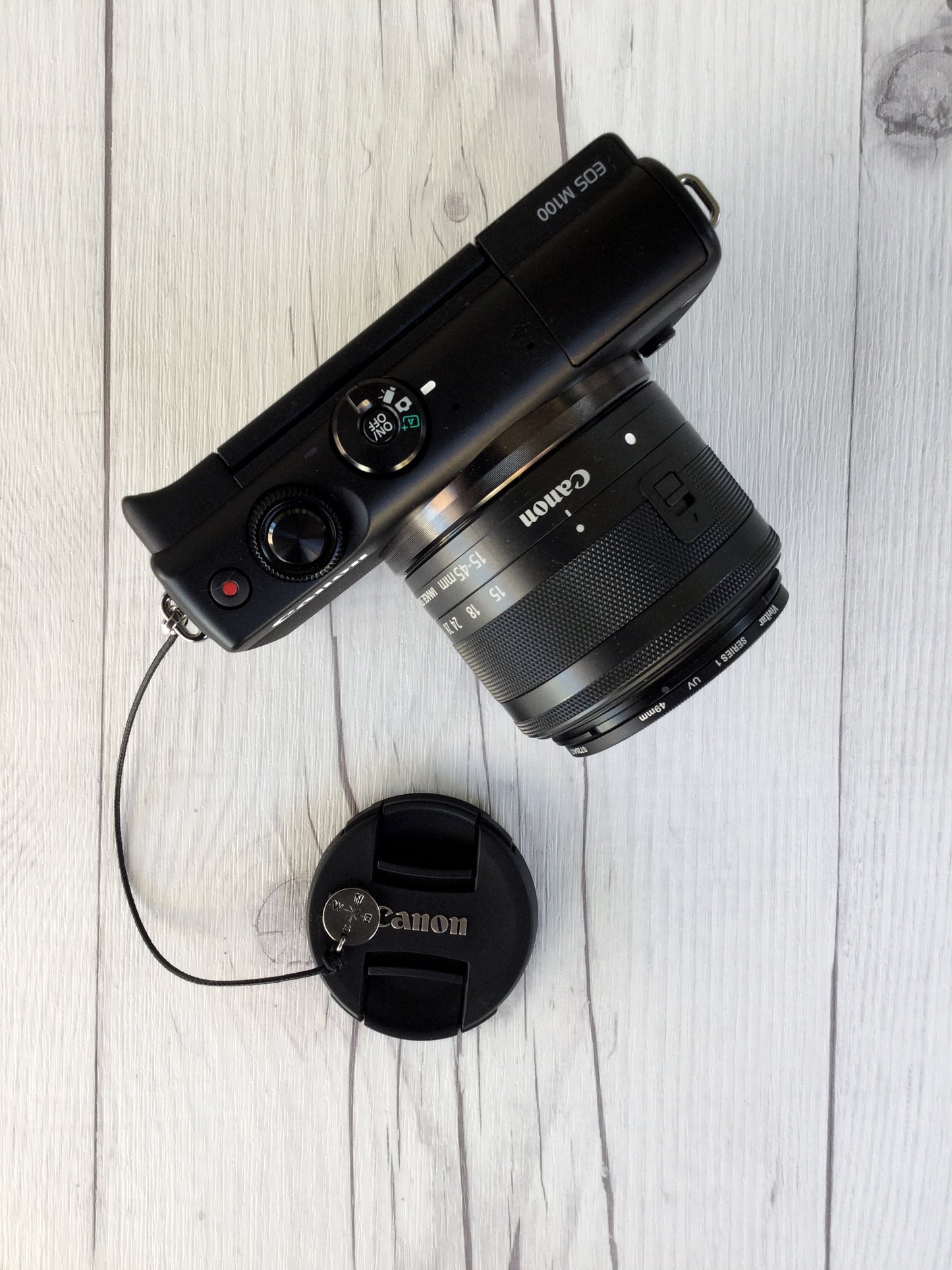 Vintage Bicycle Camera Lens Cap Leash