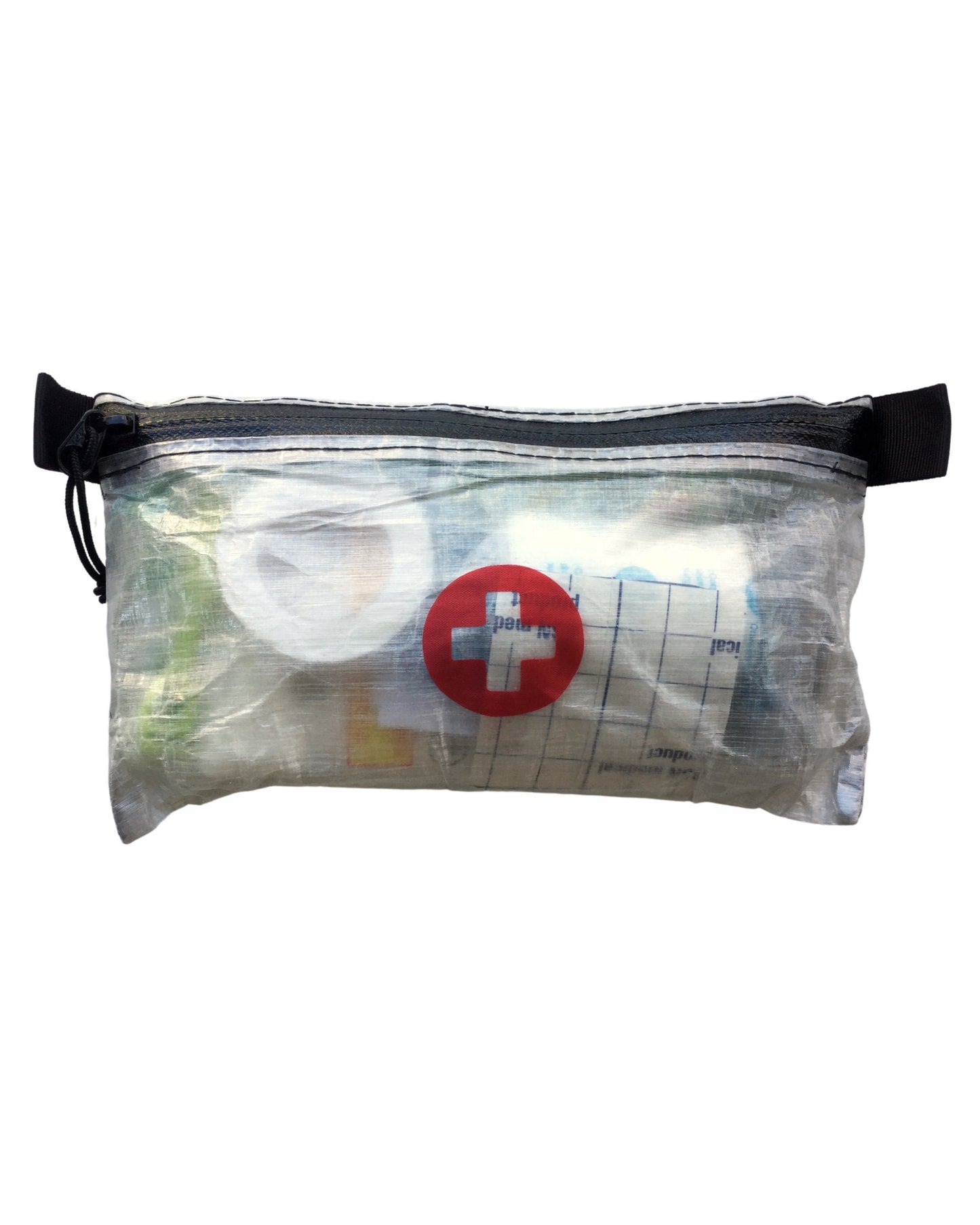 First Aid Kit Circle Sticker - Red Cross Sticker - FAK Pouch Sticker - Backpack Organization - Backpacker Gift - Pouch Labels