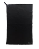 12"x19" Black Trail Towel Large - Backpacking Towel - Backpacking Hygiene - Reusable Wipe - Chamois Towel - Travel Towel