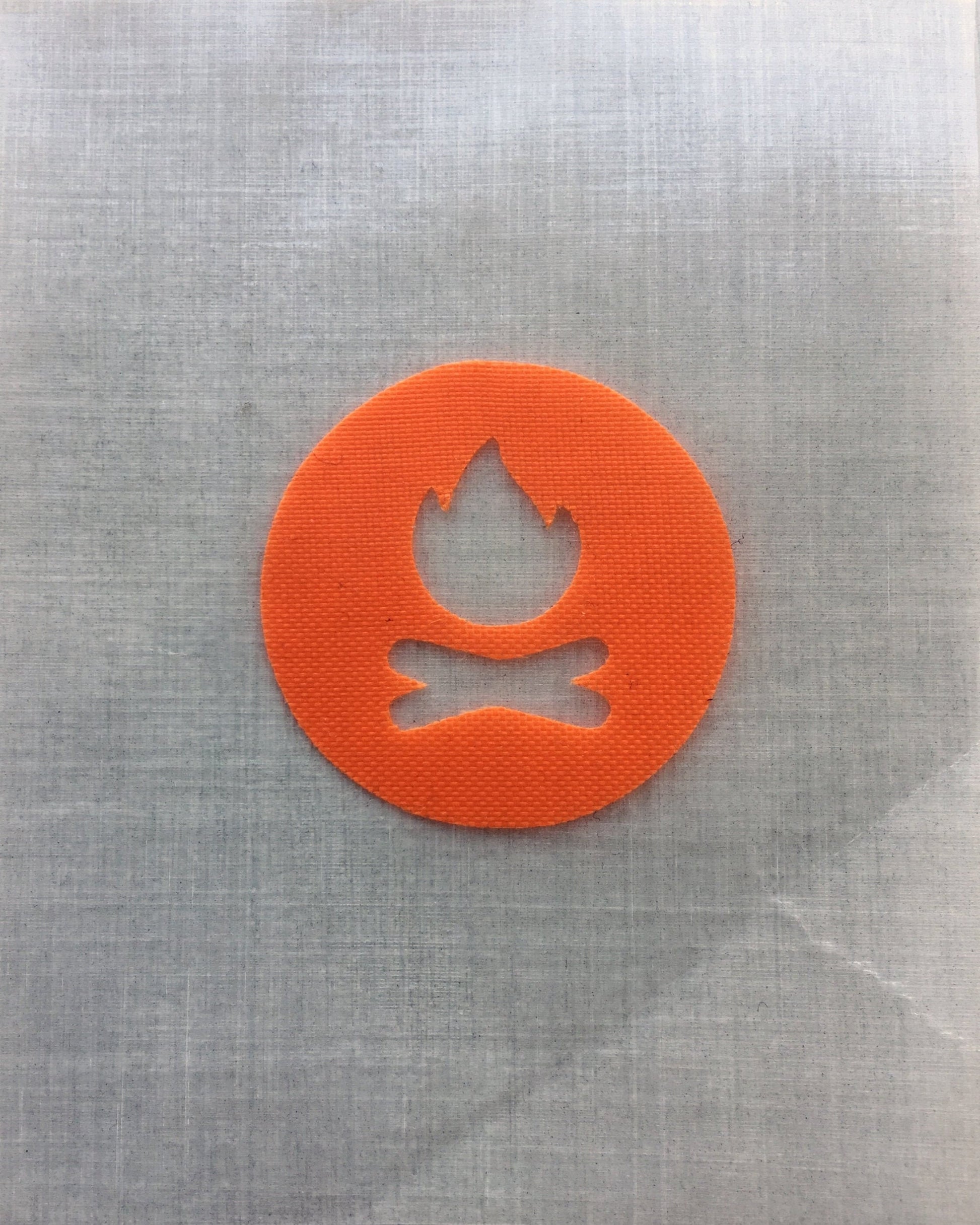 Campfire Circle Sticker - Fire Supplies Sticker - Survival Supplies Sticker - Backpack Organization - Backpacker Gift - Pouch Labels