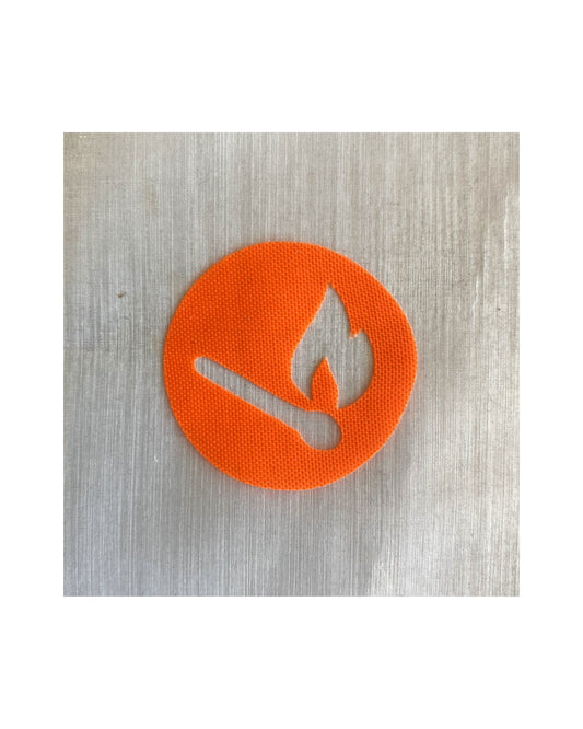 Match Circle Sticker - Fire Supplies Sticker - Survival Supplies Sticker - Backpack Organization - Backpacker Gift - Pouch Labels