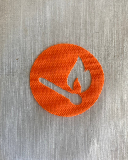 Match Circle Sticker - Fire Supplies Sticker - Survival Supplies Sticker - Backpack Organization - Backpacker Gift - Pouch Labels