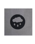 Rain Gear Circle Sticker - Inclement Weather Supplies Sticker - Rain Pouch Sticker - Backpack Organization - Backpacker Gift - Pouch Labels