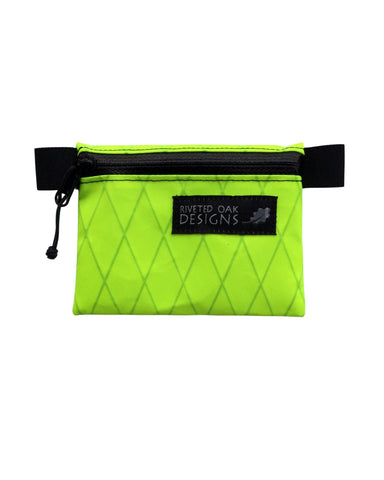 Safety Yellow Ultralight X-Pac VX25 Zipper Pouch - 3.5"x4.5"