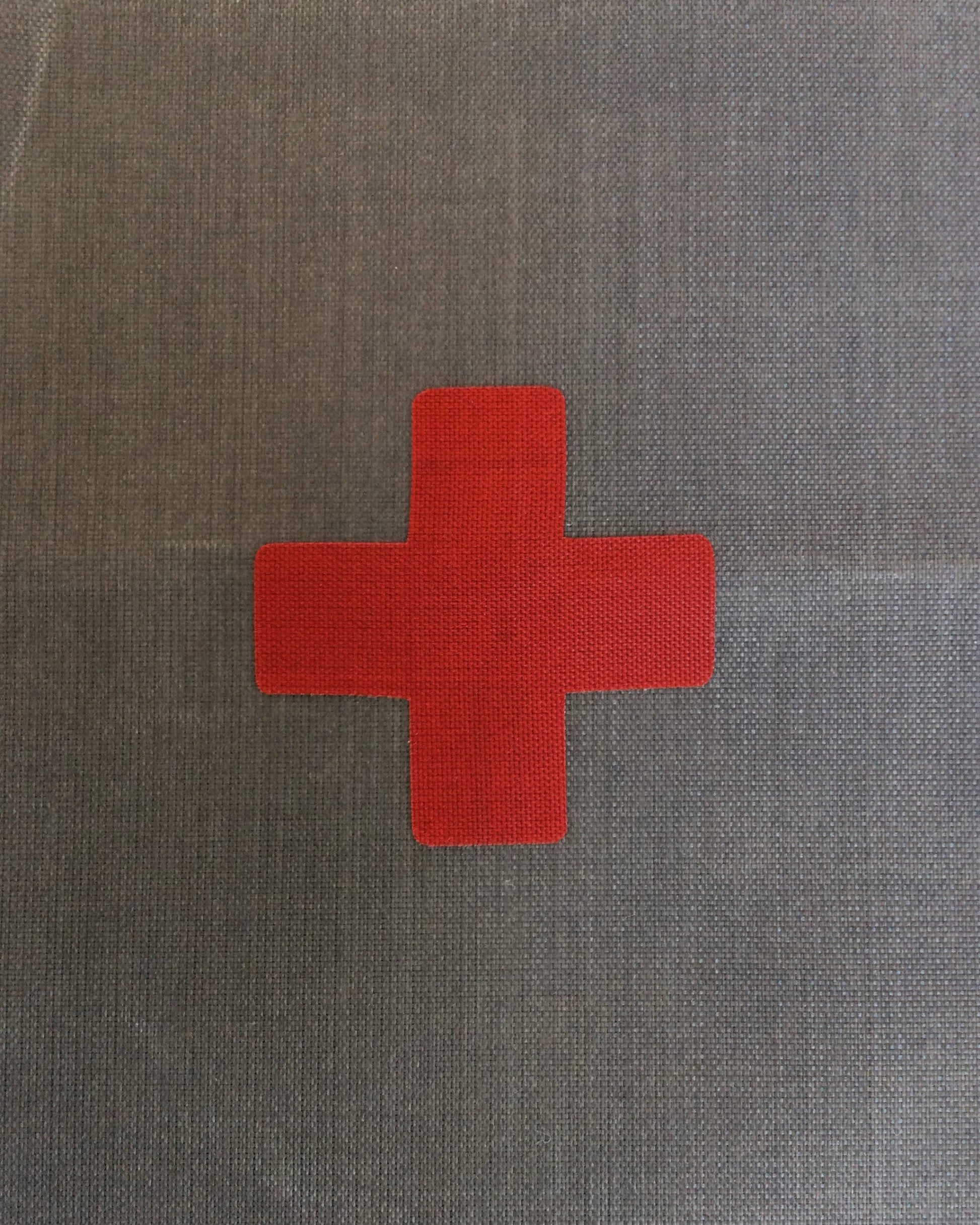 First Aid Kit Sticker - Red Cross Sticker - FAK Pouch Sticker - Backpack Organization - Backpacking Gear - Hiking Gear