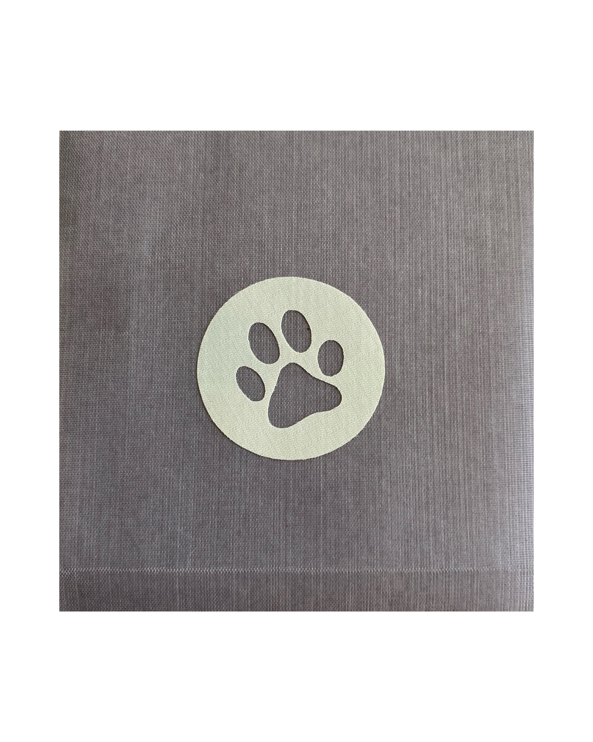 Dog Supplies Circle Sticker - Paw Print Sticker - Backpack Organization - Backpacker Gift - Pouch Labels