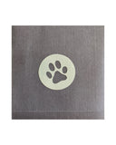 Dog Supplies Circle Sticker - Paw Print Sticker - Backpack Organization - Backpacker Gift - Pouch Labels