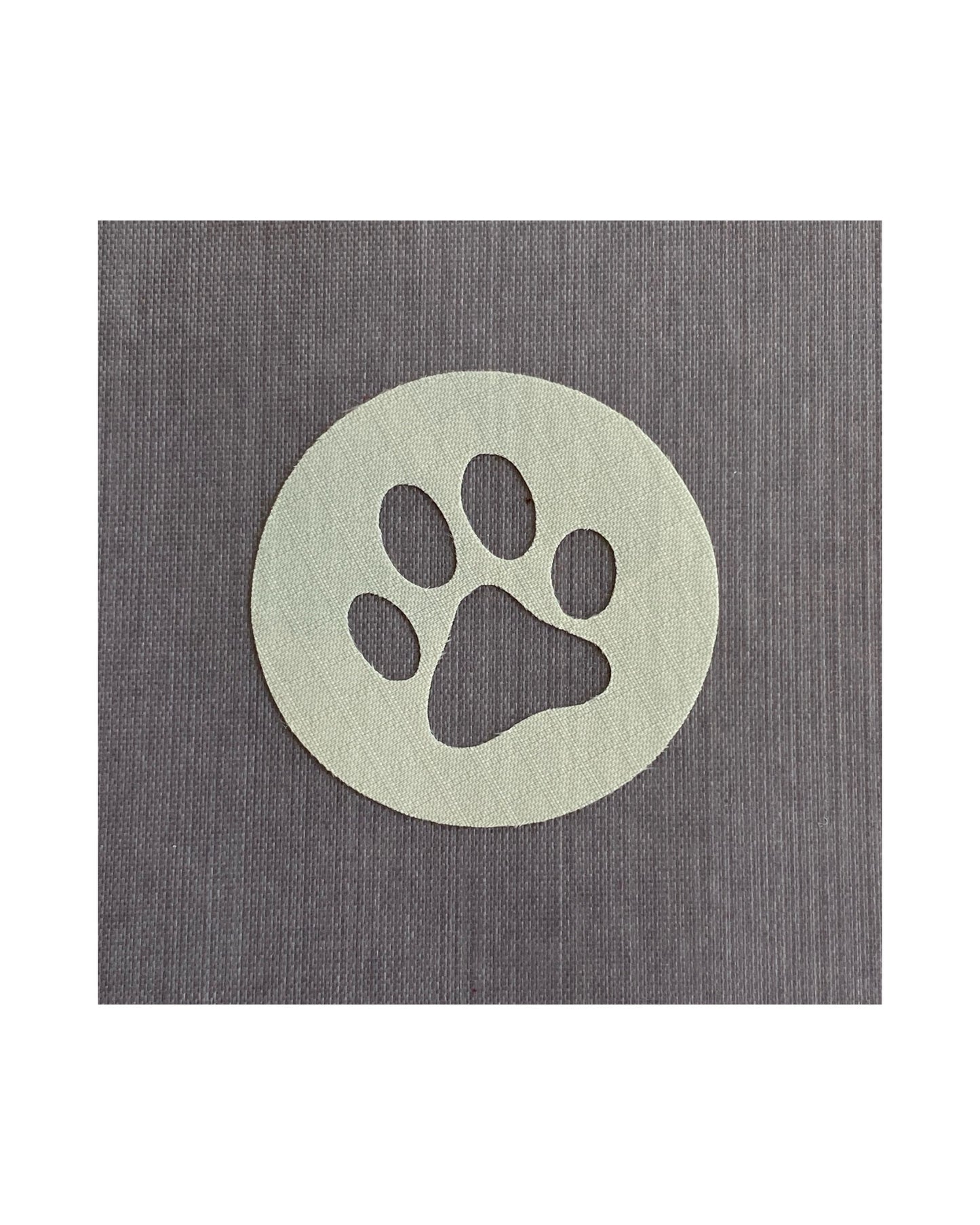 Dog Supplies Circle Sticker - Paw Print Sticker - Backpack Organization - Backpacker Gift - Pouch Labels