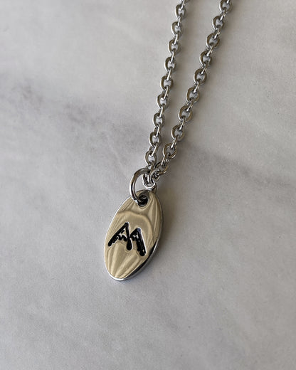 Mountain Peaks Necklace - Mountains Necklace - 18" Stainless Steel Mountain Climber Necklace - Hiker Gift  - Minimalist Explore Necklace