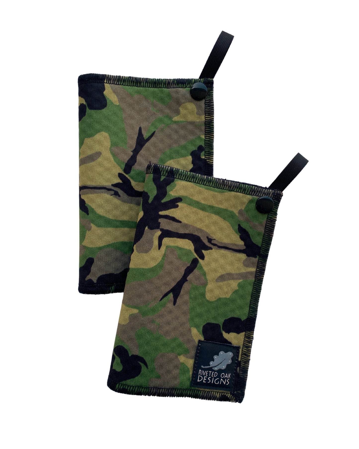 Hiking Hanky Weekender Green Camouflage - Handkerchief Wipe - Pee Rag - Reusable Wipe - Backcountry Bandana - Pee Cloth - Peedanana