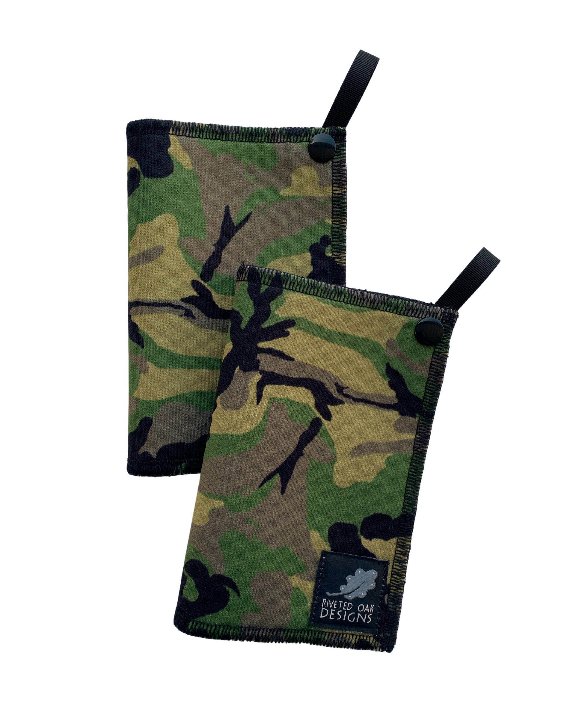 Hiking Hanky Weekender Green Camouflage - Handkerchief Wipe - Pee Rag - Reusable Wipe - Backcountry Bandana - Pee Cloth - Peedanana
