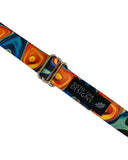 Rainbow Circles Webbing Double Slider Belt - 1&quot; Multicolor Hiking Belt - Backpacking Belt - Fun Belt - Hiking Gear - Backpacking Gear