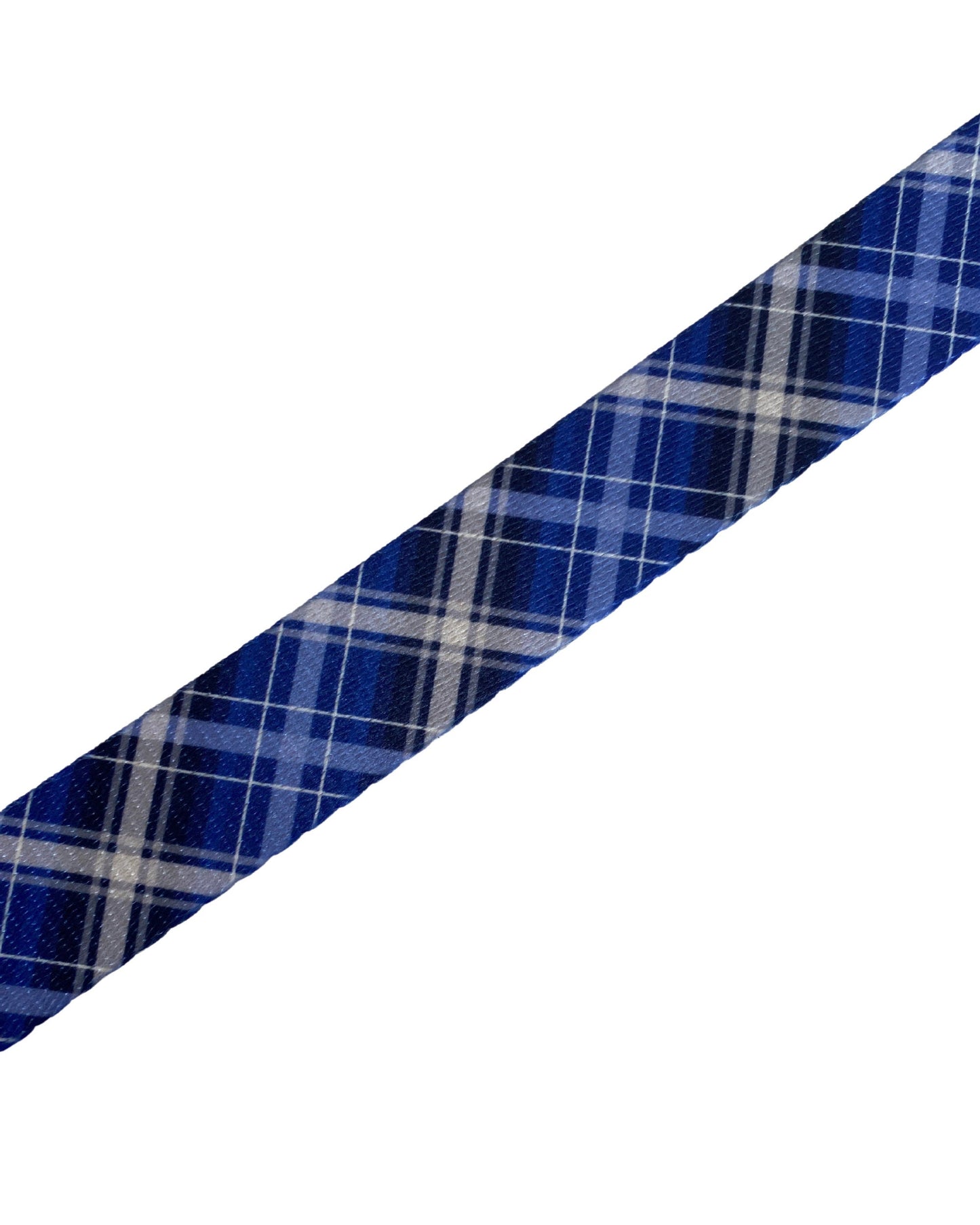 Blue Plaid Webbing Double Slider Belt - 1" Blue Hiking Belt - Backpacking Belt - Fun Belt - Hiking Gear - Backpacking Gear