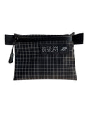 3.5"x4.5" Black HDPE Gridstop Zipper Pouch - Ultralight Pouch - Dyneema Pouch - Ultralight Backpacking Gear - Trail Wallet