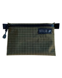 5"x7" Olive Green HDPE Gridstop Zipper Pouch - Ultralight Pouch - Dyneema Gridstop Pouch - Ultralight Backpacking Gear - Hiking Pouch