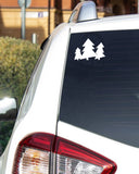 3 Pines Car Decal - Pine Tree Sticker - Pine Decal - Hiking Sticker - Camping Sticker - Backpacking Sticker - Camping Decal