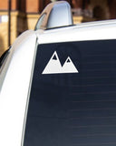 Mountains Car Decal - Mountain Sticker - Sierra Sticker - Hiking Sticker - Camping Sticker - Backpacking Sticker - Camping Decal