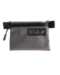 3.5"x4.5" Gray HDPE Gridstop Zipper Pouch - Ultralight Pouch - Dyneema Gridstop Pouch - Ultralight Backpacking Gear - Trail Wallet
