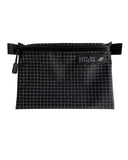 5"x7" Black HDPE Gridstop Zipper Pouch - Ultralight Pouch - Dyneema Pouch - Ultralight Backpacking Gear
