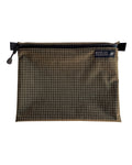 8”x10” Olive Green HDPE Gridstop Zipper Pouch - Ultralight Pouch - Dyneema Pouch - Ultralight Backpacking Gear - Hiking Pouch