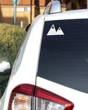 Mountains Car Decal - Mountain Sticker - Sierra Sticker - Hiking Sticker - Camping Sticker - Backpacking Sticker - Camping Decal