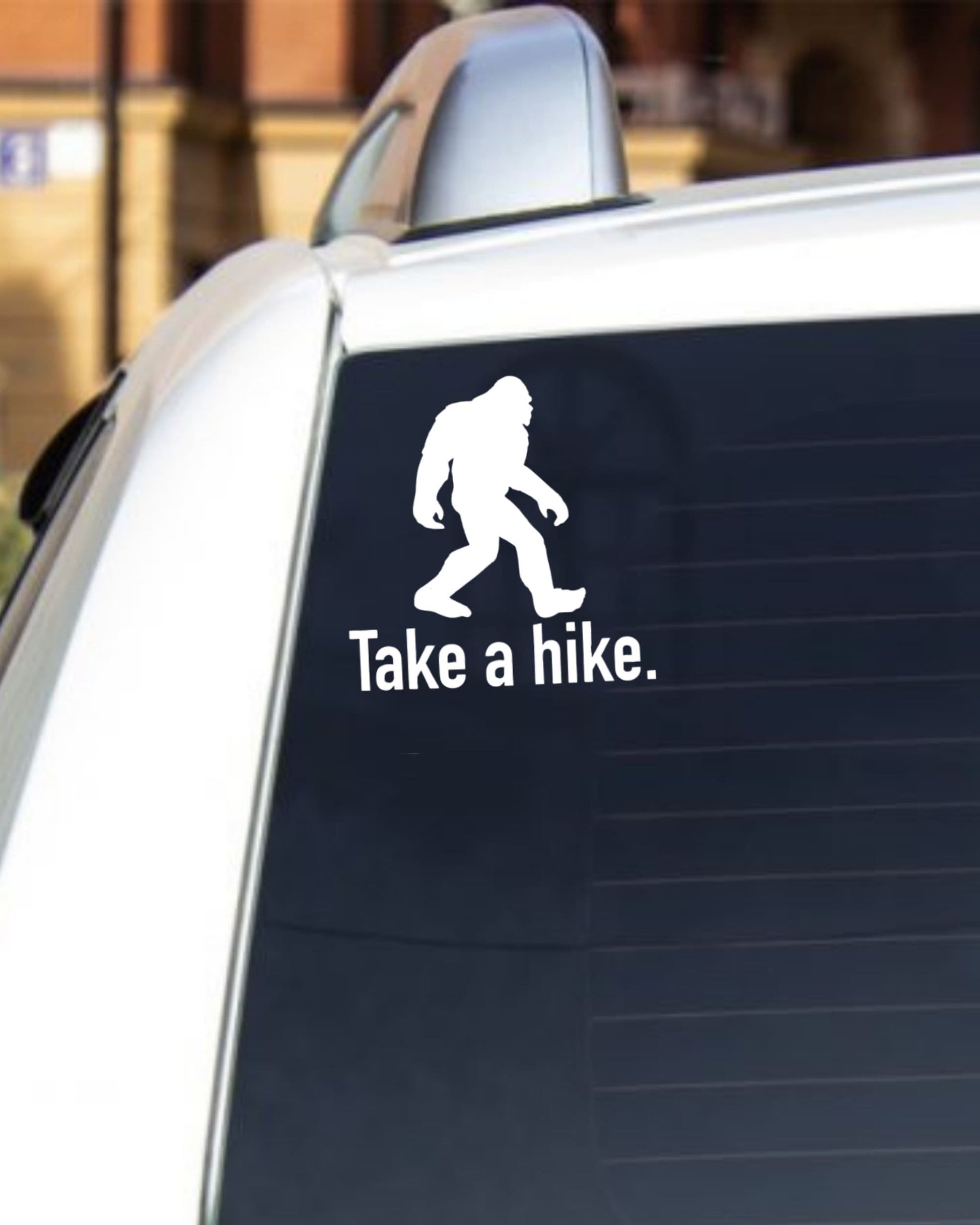 Sasquatch Car Decal - Outdoor Lover Gift - Bigfoot Decal - Hiking Sticker - Camping Sticker - Backpacking Sticker - Camping Decal