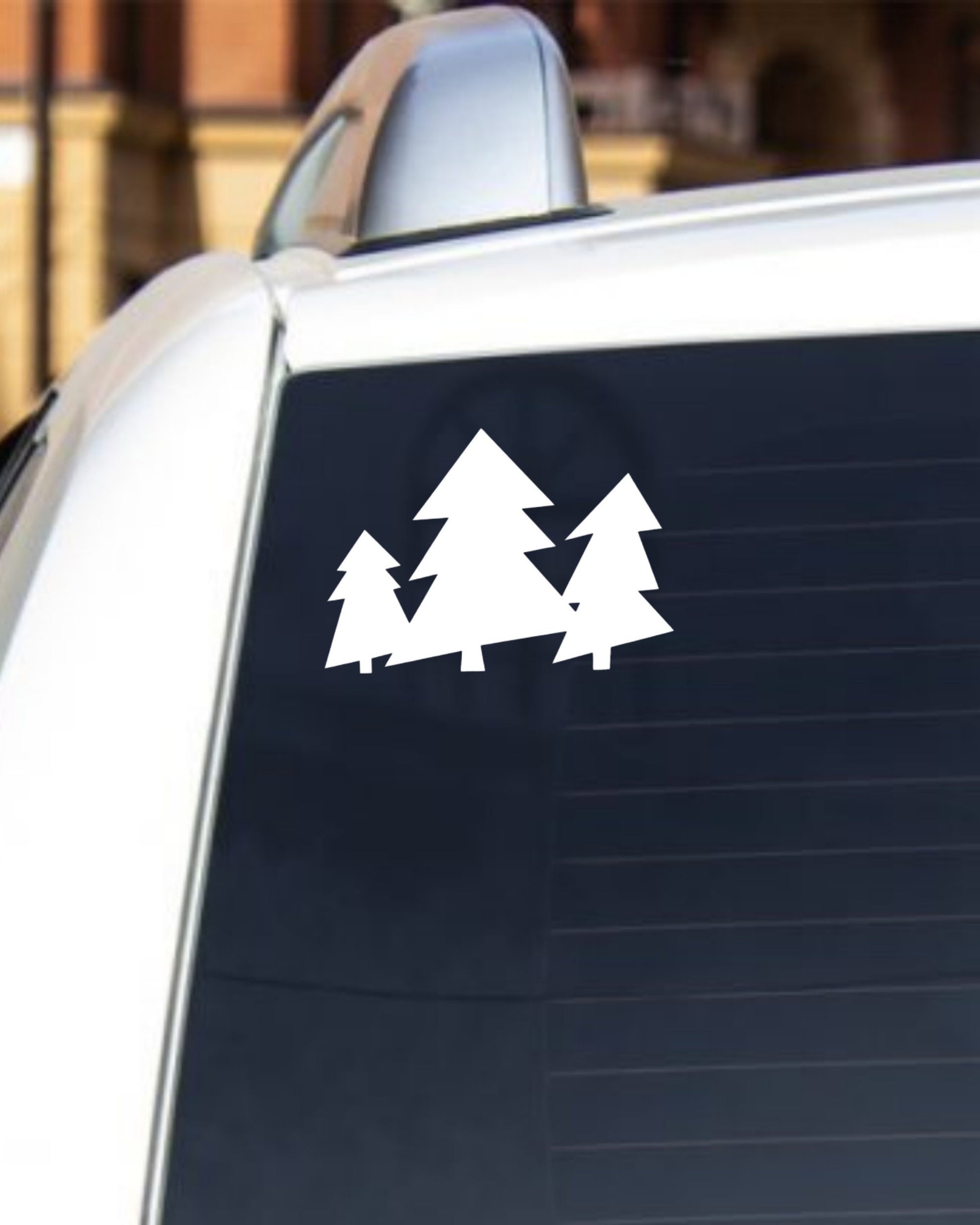 3 Pines Car Decal - Pine Tree Sticker - Pine Decal - Hiking Sticker - Camping Sticker - Backpacking Sticker - Camping Decal
