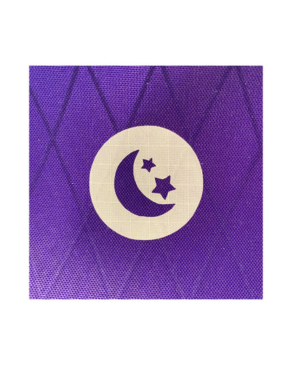 Night Circle Sticker - Nighttime Gear Sticker - Sleeping Gear Sticker - Sleep System Sticker - Backpack Organization - Pouch Labels