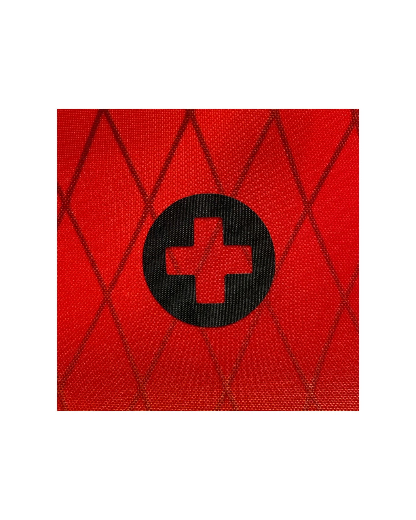 First Aid Kit Circle Sticker - Red Cross Sticker - FAK Pouch Sticker - Backpack Organization - Backpacker Gift - Pouch Labels