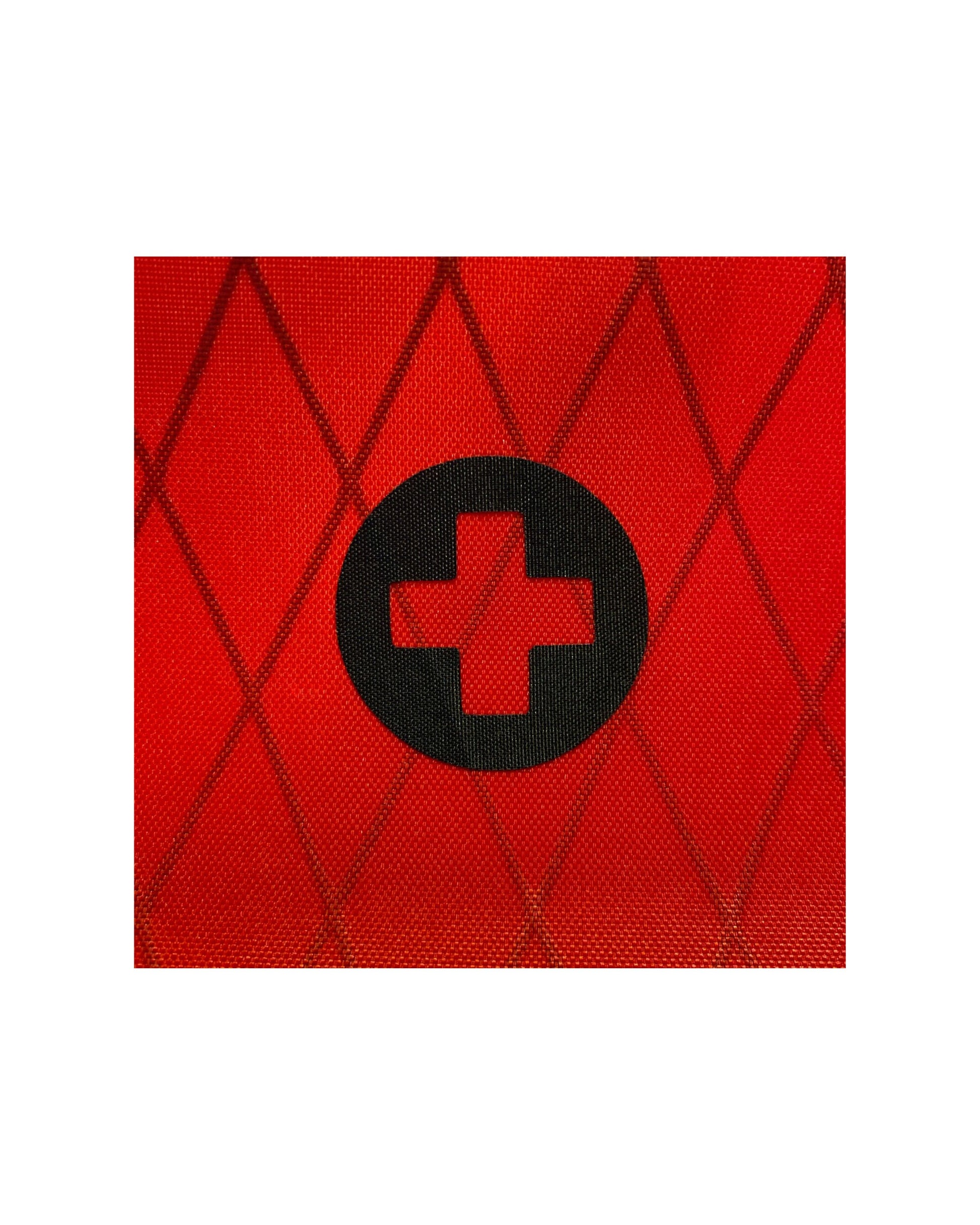 First Aid Kit Circle Sticker - Red Cross Sticker - FAK Pouch Sticker - Backpack Organization - Backpacker Gift - Pouch Labels