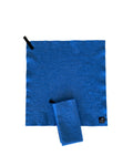 14"x15" Royal Blue Trail Towel Lite - Backpacking Towel - Ultralight Towel - Ultralight Backpacking - Chamois Towel - Travel Towel