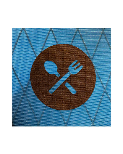 Cutlery Circle Sticker - Cooking Gear Sticker - Food Sticker - Backpack Organization - Backpacker Gift - Pouch Labels