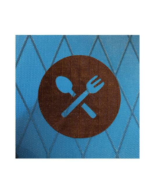 Cutlery Circle Sticker - Cooking Gear Sticker - Food Sticker - Backpack Organization - Backpacker Gift - Pouch Labels