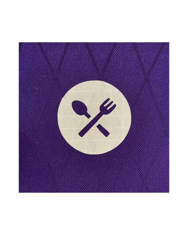 Cutlery Circle Sticker - Cooking Gear Sticker - Food Sticker - Backpack Organization - Backpacker Gift - Pouch Labels