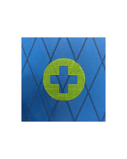 First Aid Kit Circle Sticker - Red Cross Sticker - FAK Pouch Sticker - Backpack Organization - Backpacker Gift - Pouch Labels