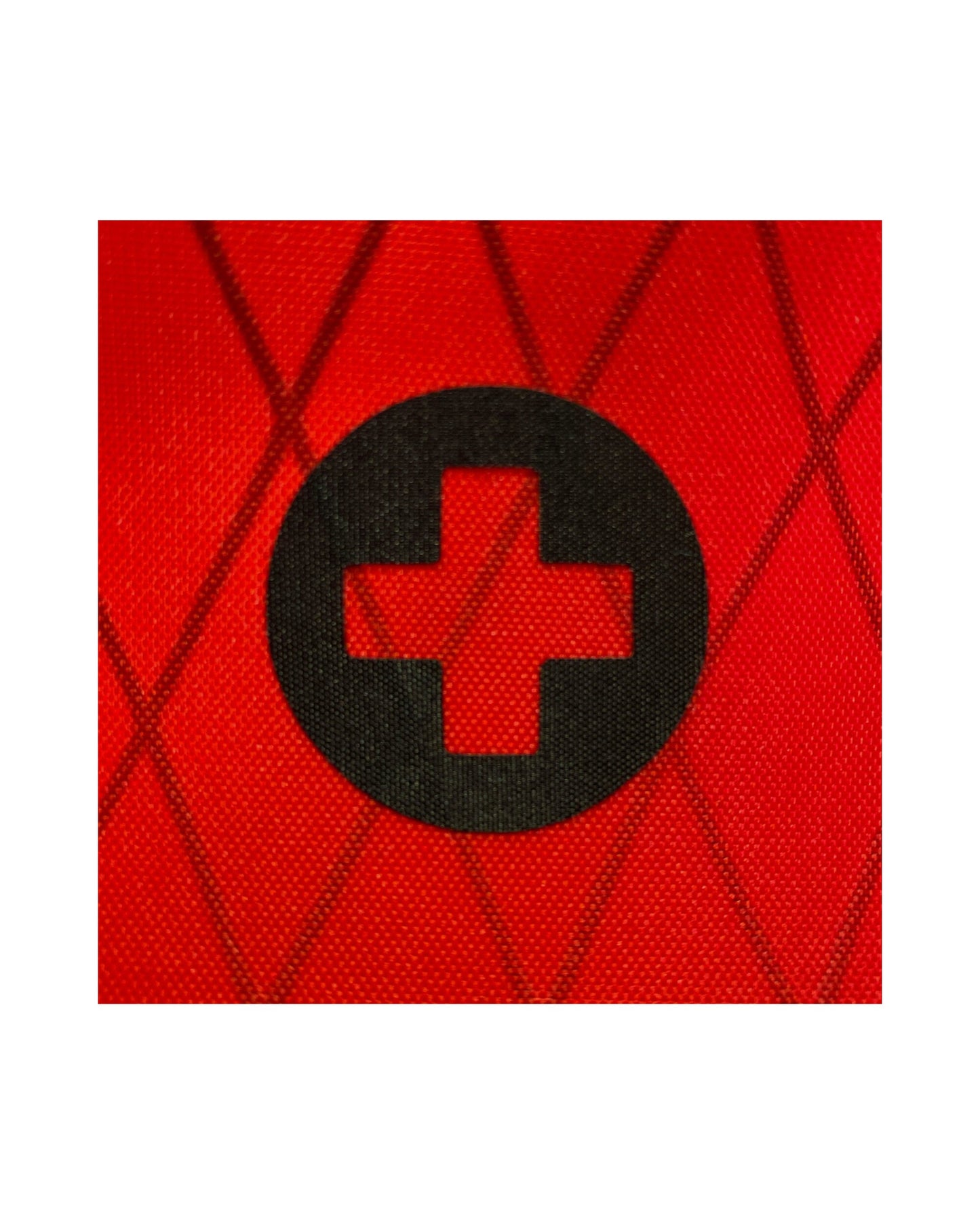 First Aid Kit Circle Sticker - Red Cross Sticker - FAK Pouch Sticker - Backpack Organization - Backpacker Gift - Pouch Labels